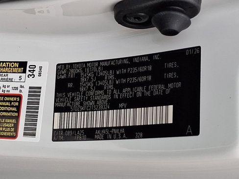 New 2026 Toyota Sienna Limited image 22