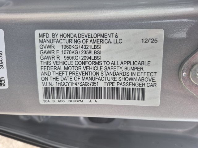 Used 2025 Honda Accord SE image 35