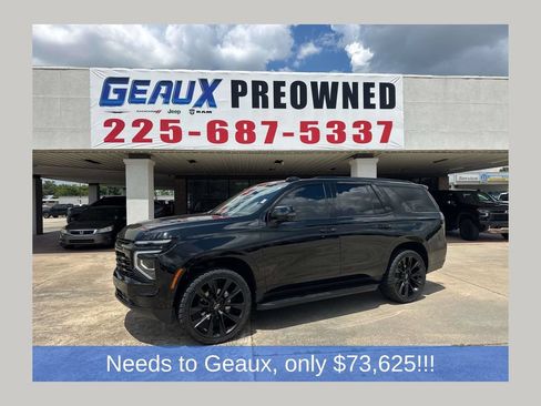 Used 2025 Chevrolet Tahoe RST w/ RST Capability Package AWD/4WD image 1