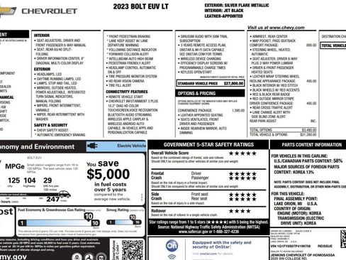 Used 2023 Chevrolet Bolt EUV LT w/ Convenience Package FWD image 13
