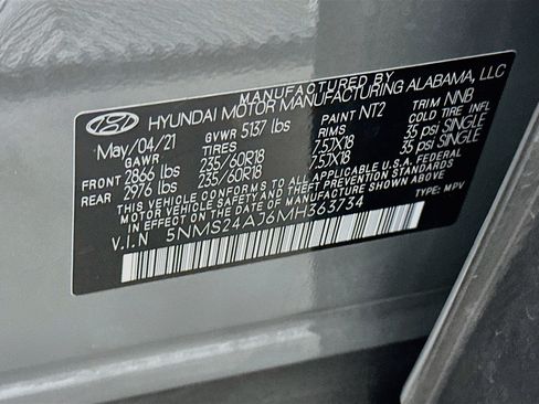 Used 2021 Hyundai Santa Fe SEL FWD image 12