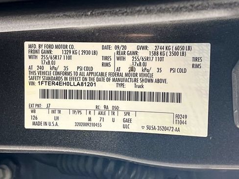 Used 2020 Ford Ranger Lariat RWD image 30
