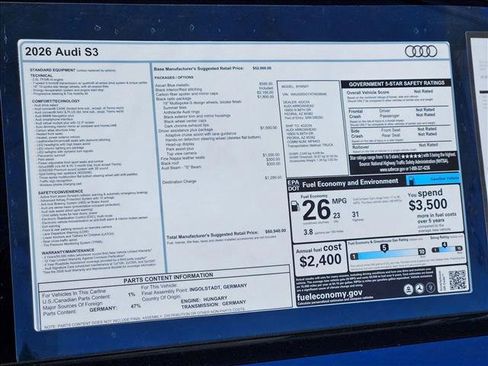 New 2026 Audi S3 Premium image 17