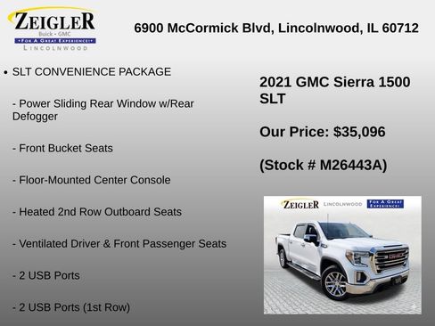 Used 2021 GMC Sierra 1500 SLT AWD/4WD image 30