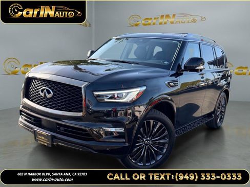 Used 2021 INFINITI QX80 Premium Select w/ Cargo Package AWD/4WD image 1