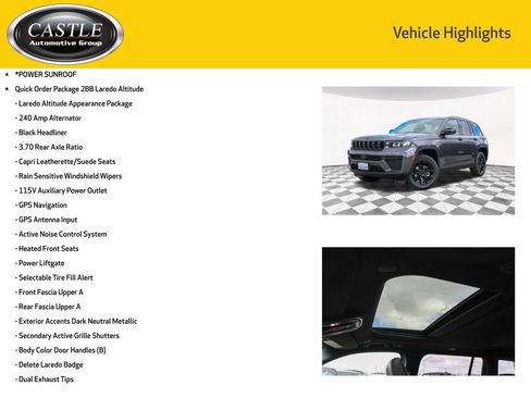 New 2026 Jeep Grand Cherokee Altitude AWD/4WD image 3