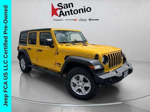 Certified 2021 Jeep Wrangler Unlimited Sport AWD/4WD image 1