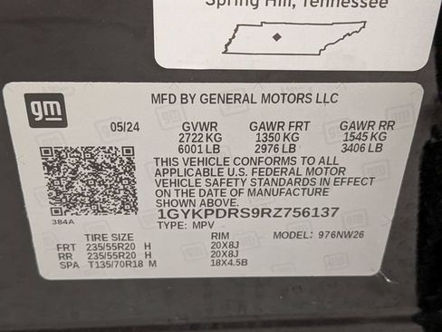 Certified 2024 Cadillac XT6 Premium Luxury w/ LPO, Floor Liner Package AWD/4WD image 30
