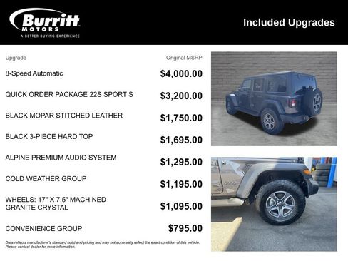 Used 2022 Jeep Wrangler Unlimited Sport AWD/4WD image 6