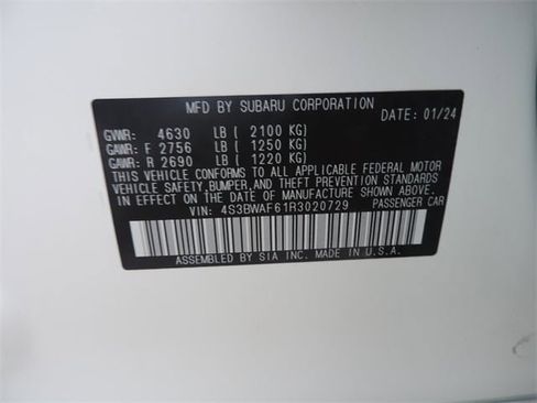 Used 2024 Subaru Legacy Premium image 22