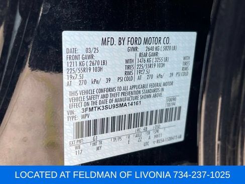 Used 2025 Ford Mustang Mach-E Premium w/ Interior Protection Package AWD/4WD image 10