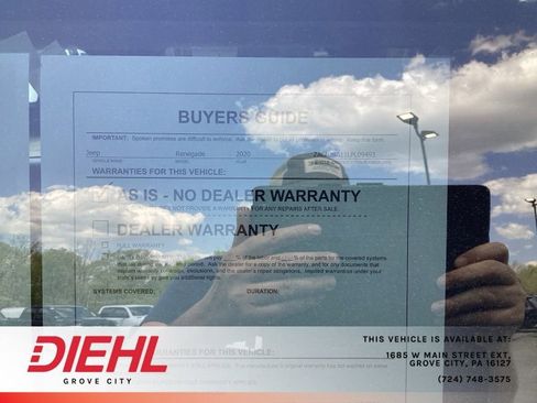 Used 2020 Jeep Renegade Sport w/ Sport Appearance Group AWD/4WD image 15