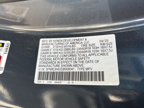 Used 2025 Honda Odyssey EX-L image 39