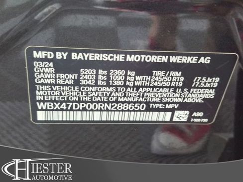 Used 2024 BMW X3 sDrive30i w/ Premium Package w/ZPA RWD image 41