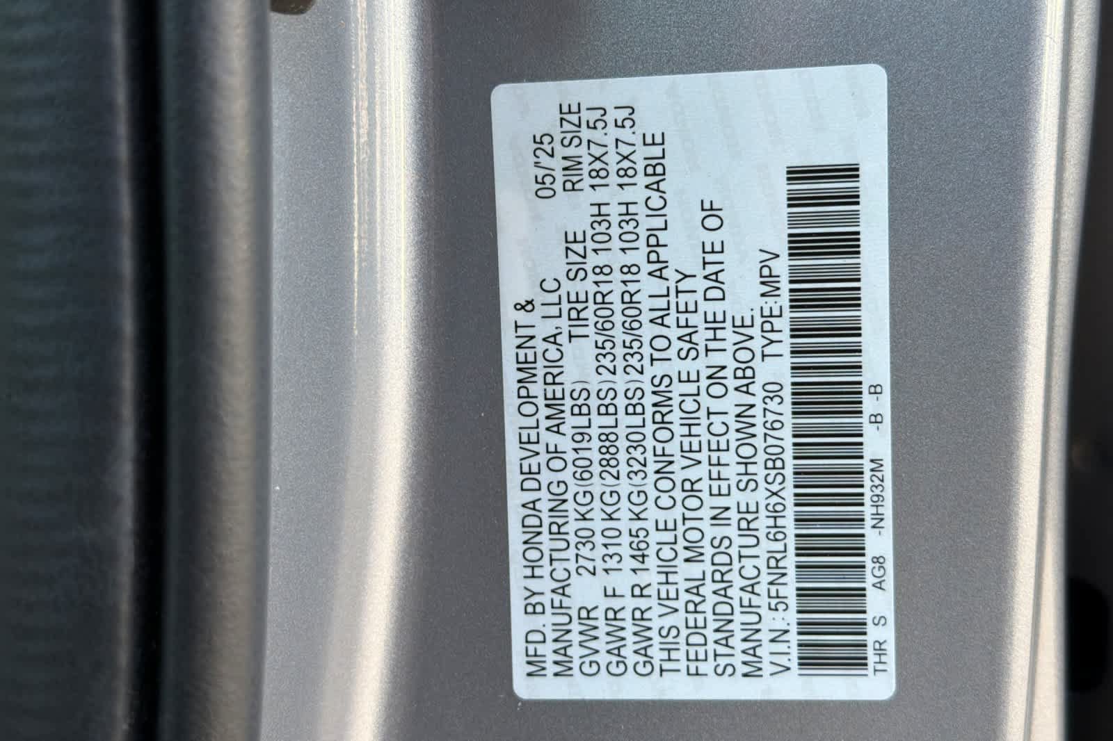 Used 2025 Honda Odyssey EX-L image 29