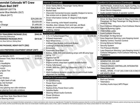 Used 2023 Chevrolet Colorado W/T w/ Advanced Trailering Package image 6