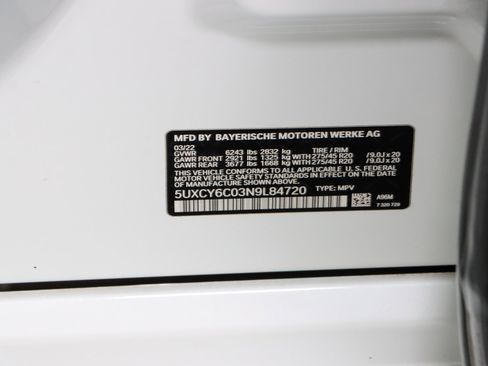 Used 2022 BMW X6 xDrive40i w/ M Sport Package AWD/4WD image 33