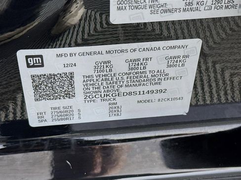 Certified 2025 Chevrolet Silverado 1500 LTZ w/ LTZ Premium Package image 33