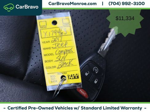 Used 2017 Jeep Compass High Altitude AWD/4WD image 49