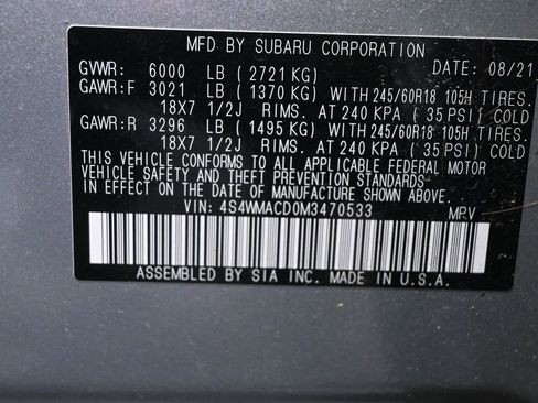 Used 2021 Subaru Ascent Premium w/ Convenience Package image 9