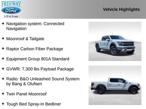 Used 2023 Ford F150 Raptor w/ Raptor Carbon Fiber Package AWD/4WD image 2