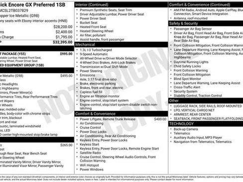 New 2026 Buick Encore GX Preferred w/ Comfort Package image 27
