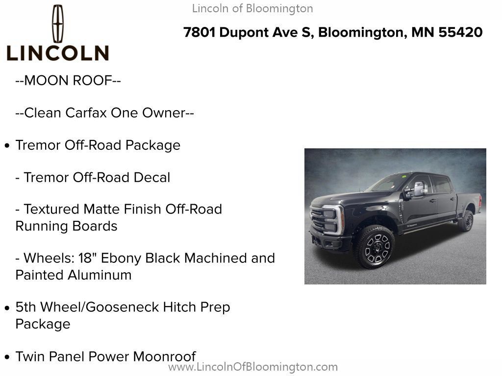 Used 2026 Ford F350 Platinum w/ Tremor Off-Road Package AWD/4WD image 5