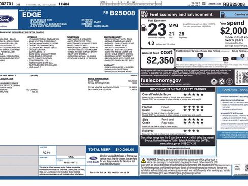 Used 2024 Ford Edge SE AWD/4WD image 64