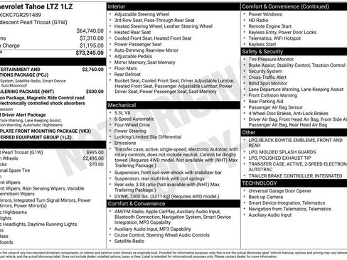 Used 2016 Chevrolet Tahoe LTZ image 41