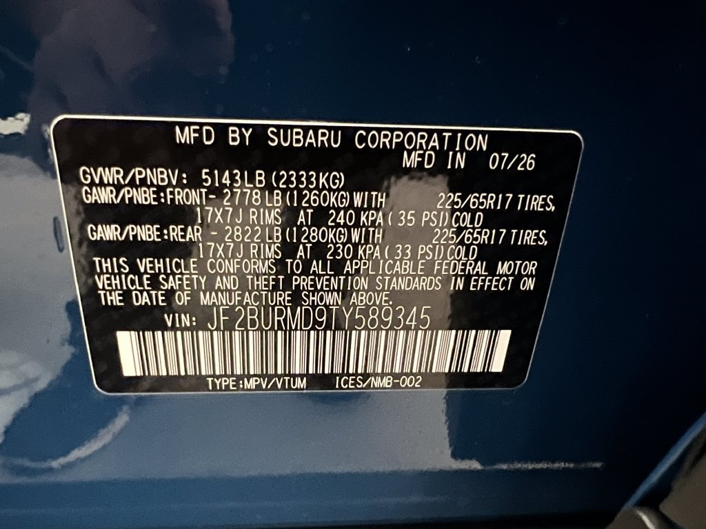 New 2026 Subaru Outback Wilderness AWD/4WD image 31