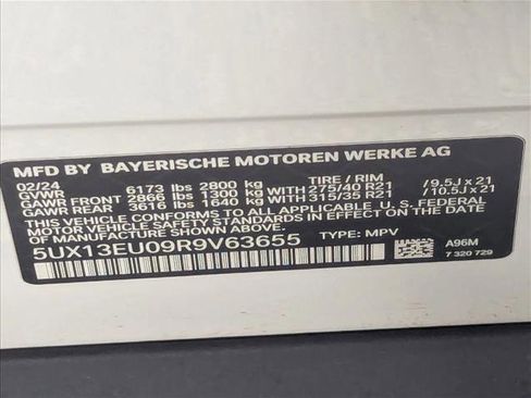Certified 2024 BMW X5 sDrive40i w/ Parking Assistance Package image 25