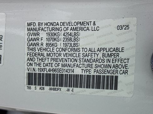 Used 2025 Honda Civic Sport Touring image 12