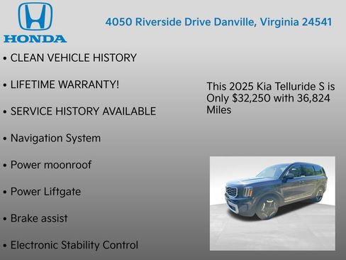 Used 2025 Kia Telluride S FWD image 7