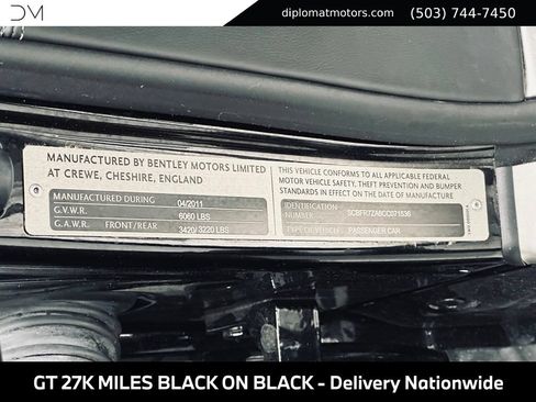 Used 2012 Bentley Continental GT AWD/4WD image 49