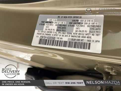 Certified 2025 MAZDA CX-5 Carbon Edition image 52