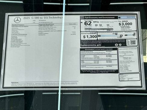 New 2025 Mercedes-Benz G 580 w/ EQ Technology image 28