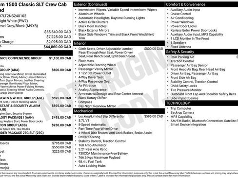 Used 2022 RAM 1500 Classic SLT w/ Electronics Convenience Group AWD/4WD image 6
