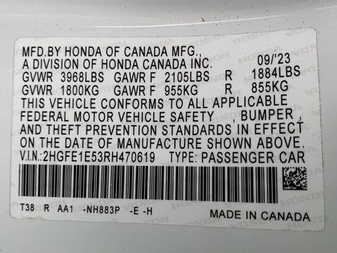 Used 2024 Honda Civic Si image 37