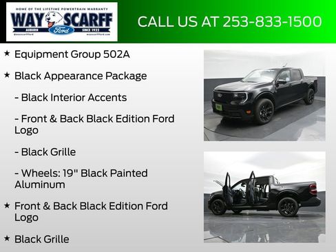 New 2025 Ford Maverick Lariat w/ Black Appearance Package image 6