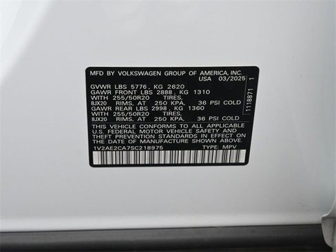 New 2025 Volkswagen Atlas Cross Sport SEL R-Line image 19