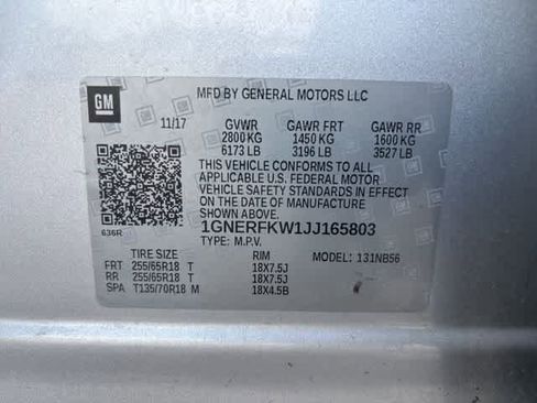 Used 2018 Chevrolet Traverse LS w/ LPO, Floor Liner Package FWD image 22