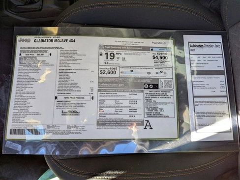 New 2026 Jeep Gladiator Mojave w/ Safety Group AWD/4WD image 16