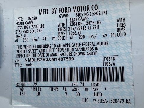 Used 2021 Ford Transit Connect XL FWD image 40