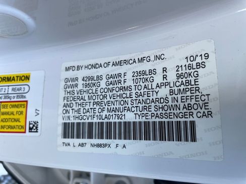 Used 2020 Honda Accord LX image 42