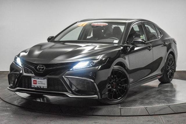 Certified 2021 Toyota Camry XSE w/ TRD Appearance Package (TMS) FWD image 1