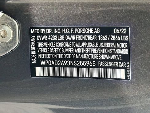 Certified 2022 Porsche 911 Turbo S AWD/4WD image 33