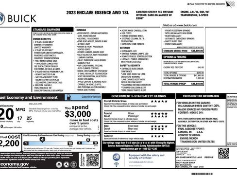 Certified 2023 Buick Enclave Essence image 4