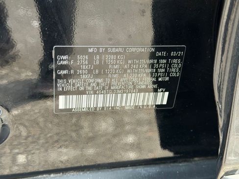 Used 2021 Subaru Outback Onyx Edition XT image 31