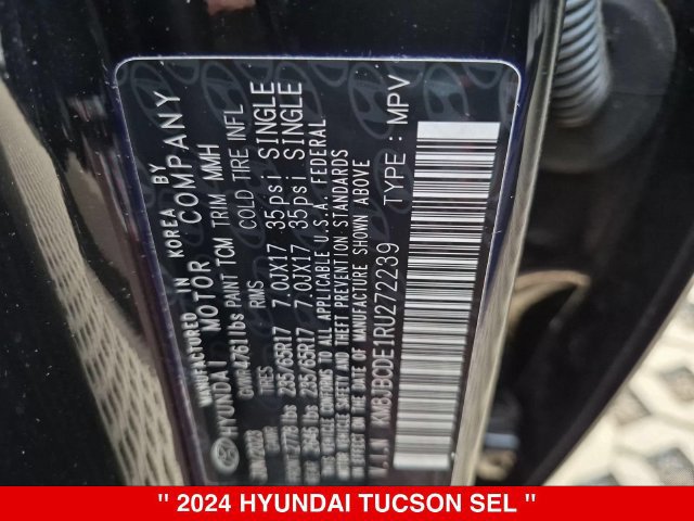 Used 2024 Hyundai Tucson SEL AWD/4WD image 39