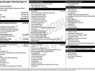 Used 2022 Jeep Wrangler Unlimited Sport AWD/4WD video 3